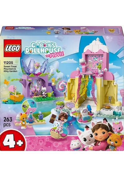 LEGO® Gabby’s Dollhouse Tatlı Şekerleme Dağı ve Kedi Bahçesi 11205 - 4 Yaş ve Üzeri Çocuklar için Hayvan Temalı Oyuncak Yapım Seti (263P)