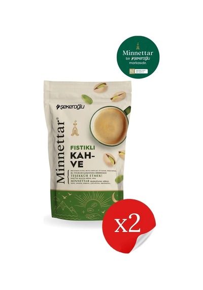 Şekeroğlu Minnettar Fıstıklı Kahve 2 X 165 Gr 2 Paket Geleneksel