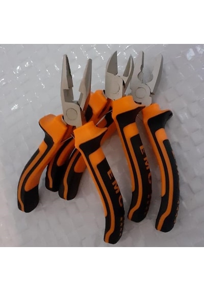 5 Li Set Mini Pense Seti Yan Keski Kargaburun Düz Ve Yıldız Torna