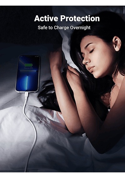 Ugreen Lightning To Usb-a Mfi Sertifikalı Hızlı Şarj Kablosu 1 M Beyaz