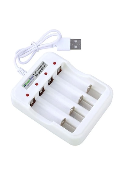 Greentech Pil Şarj Cihazı (Dört Yuvalı) - 1.2V Ni-Mh / Ni-Cd AA / AAA / GT-BC04