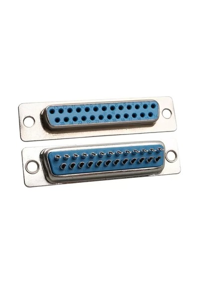 Sh Elektromer 25 Pin Dişi Bilgisayar D-sub Konnektör Najmaddin
