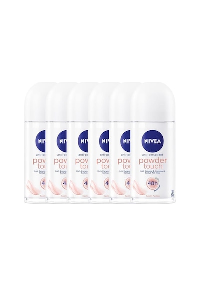 Nivea Powder Touch Kadın Roll-On Deodorant 50 ML x 6