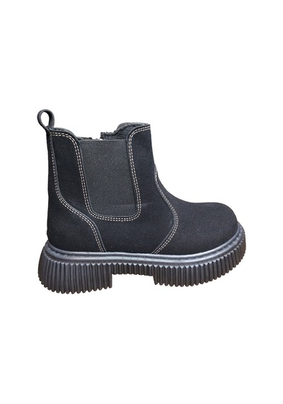 Ortopedikal 1087 Filet Unisex Erkek Ve Kız Çocuk Bot Siyah Süet Yanı Lastikli Ve Fermuarlı Anatomik Siyah Ortopedikal 1087 Filet Unisex Erkek Ve Kız Çocuk Bot Siyah Süet Yanı Lastikli Ve Fermuarlı Anatomik Siyah