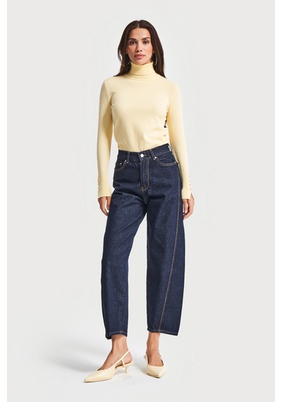 Itsbasic Kadın İndigo Renk 7w5-50 Carrot Fit Rahat Kesim İç Boy 67cm %100 Koton Denim Jean Itsbasic Kadın İndigo Renk 7w5-50 Carrot Fit Rahat Kesim İç Boy 67cm %100 Koton Denim Jean