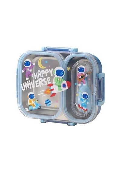 Vagon Beslenme Kabı Paslanmaz Çelik Lunchbox Renkli