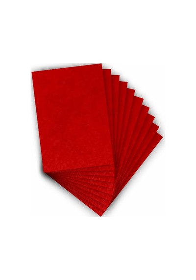 A4 Boy Keçe 10 Lu 1 Paket. - Kırmızı