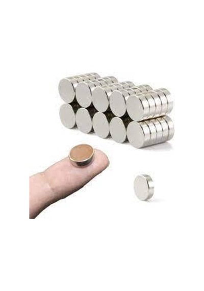 Dünya Magnet 8 X 3 Mm Yuvarlak Neodyum Mıknatıs - 50 Adet