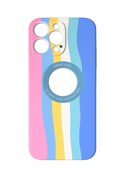 İphone 13 Pro Uyumlu Desenli Renkli Silikon Kılıf Color1040