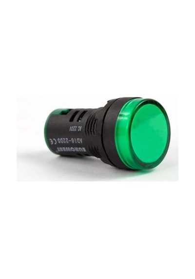 022 Sinyal Lambası Yeşil Led 220v Ad16-22ds