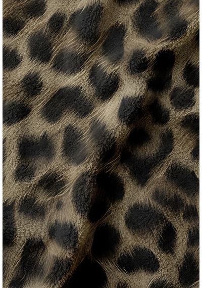Leopar Desenli Yüksek Su Emici 70x150cm Plaj Havlusu Renkli