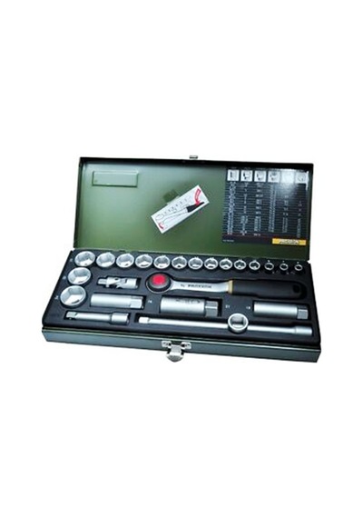 Proxxon 23110 3/8" Cırcır Kollu 24 Parçalı Lokma Takımı