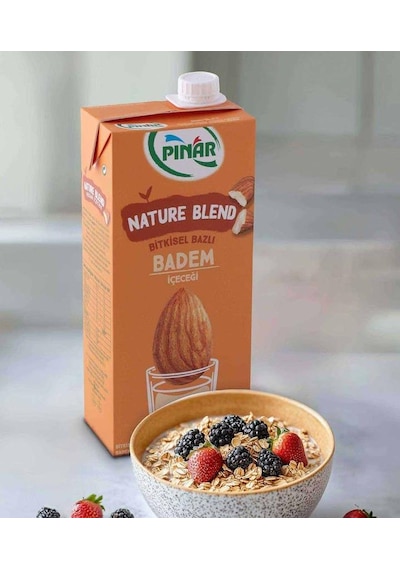 Pınar Nature Blend Bitkisel Bazlı Badem İçeceği 1 Lt X 6 Adet