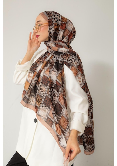 Mimiyum Soft Şal-zincir Leopar - Model 2 Çok Renkli