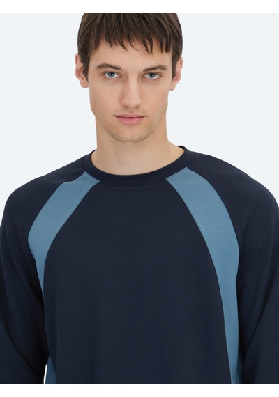 Kip Lacivert Bisiklet Yaka Sweatshirt Lacivert -