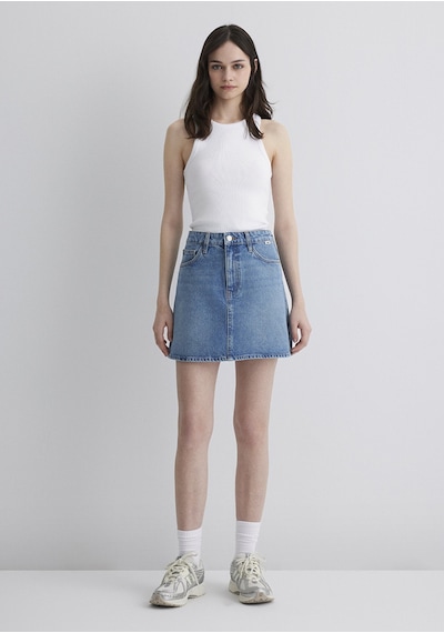 Mavi - Bailey Classic Denim Gölgeli İndigo Mavisi Jean Etek 1310204-87098 Mavi