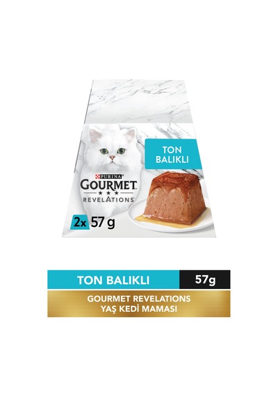 Gourmet Revelations Ton Balıklı Kedi Konservesi 2x57 Gr