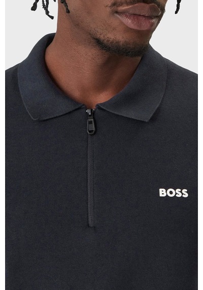 Boss Erkek Polo Yaka Kazak 50551688 402 Lacivert Lacivert