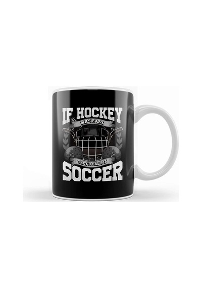 Funny Ice Hockey Because Murder Is Wrong Hockey Kupa Bardak Porselen Karışık