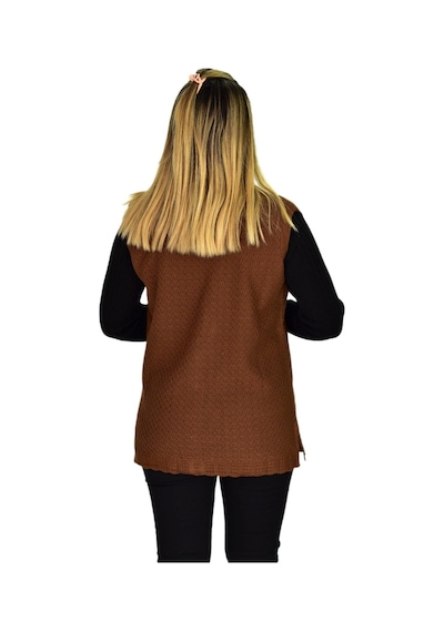 Kadın Cepli Triko Yelek Bgl-st03345 001