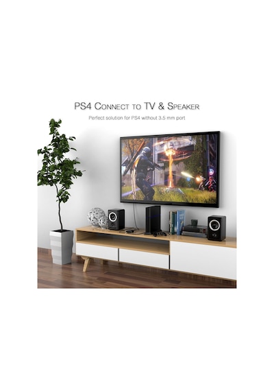 Hdmi To Hdmi Optik Stereo 2.0 4K Ayırıcı Çevirici 4365P Dönüştürü
