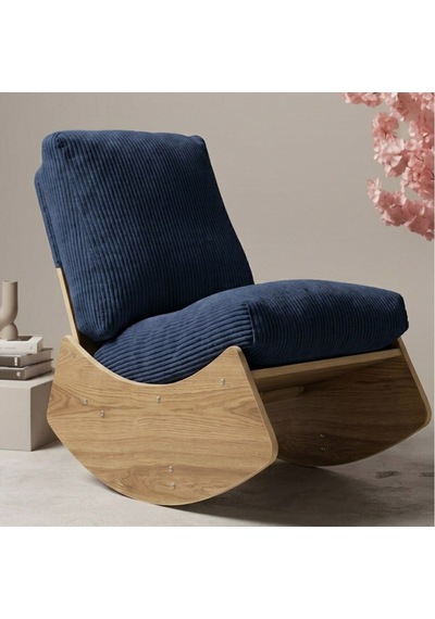 Comfort Sallanır Koltuk Tv Koltuğu Sallanan Berjer Sandalye Lacivert