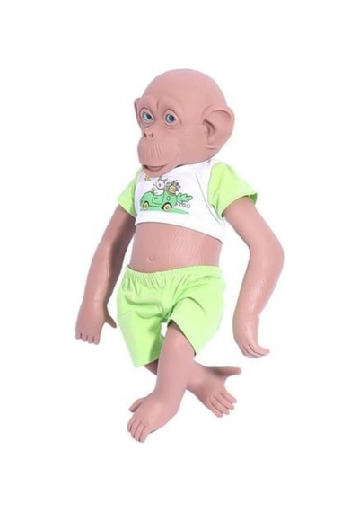 Asya Oyuncak Maymun 35 Cm Elf23301-yeşil