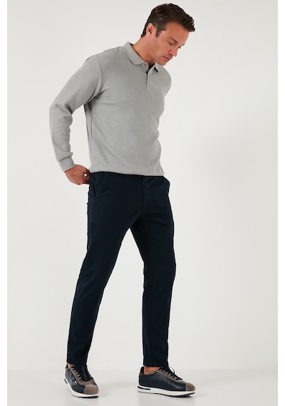 Buratti Streç Pamuklu Slim Fit Normal Bel Boru Paça Pantolon Erkek Pantolon 674003 Lacivert Buratti Streç Pamuklu Slim Fit Normal Bel Boru Paça Pantolon Erkek Pantolon 674003 Lacivert