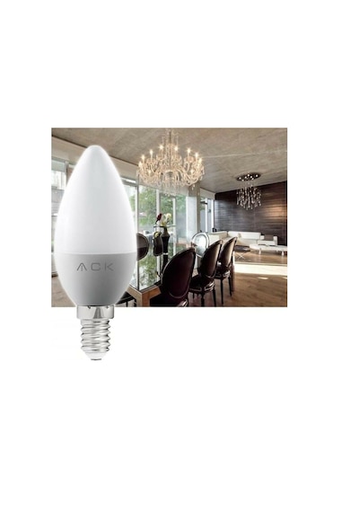 Ack Aa09-00513 5W Buji Led Ampul 6500K Beyaz E14