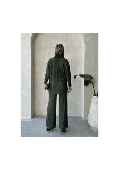Verymoda Akordiyon Gömlek F1426 Haki