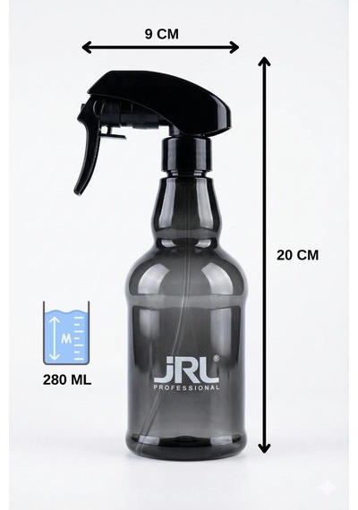 Jrl Sprey Şişesi Premium Berber Suluğu A-16 Siyah 280 Ml