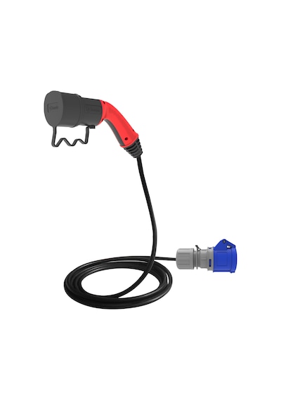 Bemis C2c Charger To Caravan Adaptör 3/16A Priz Çıkışlı - Type2 Monofaze 16A Fişli Giriş 3m Kablolu 220v BEVC2L-3306-3603