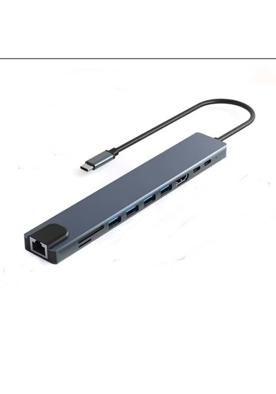 Usb-c Hub 10in1 Hdmı Rj45 Ethernet 100w Pd Usb 3.0 Sd/tf
