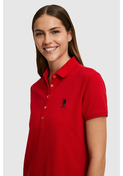 U.s. Polo Assn. Kadın Kırmızı Elbise Örme 50321841-vr171 Basıc Kırmızı