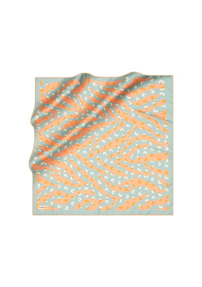 Cacharel Somon 90x90 İpek Twill Eşarp Somon Somon