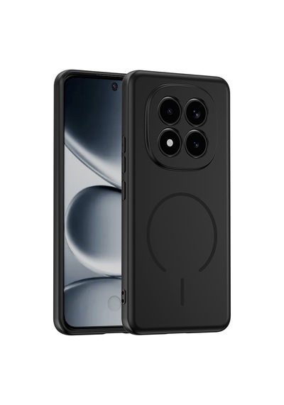 Maks Technology Redmi Note 15 Pro 4g Kılıf M-safe Şarj Özellikli Mkst Meta Kapak - Siyah