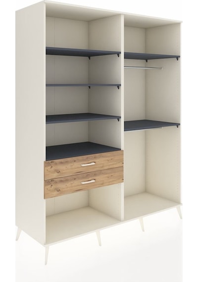 Kronos Gardrop 6 Raflı 2 Çekmeceli 2 Askılı 176x59x221 Aytaşı-antrasit/çam Antrasit/çam Kronos Gardrop 6 Raflı 2 Çekmeceli 2 Askılı 176x59x221 Aytaşı-antrasit/çam Antrasit/çam