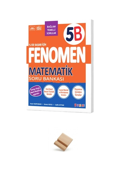Fenomen 5. Sınıf Maarif 5b Matematik Soru Bankası + Telefon Standı
