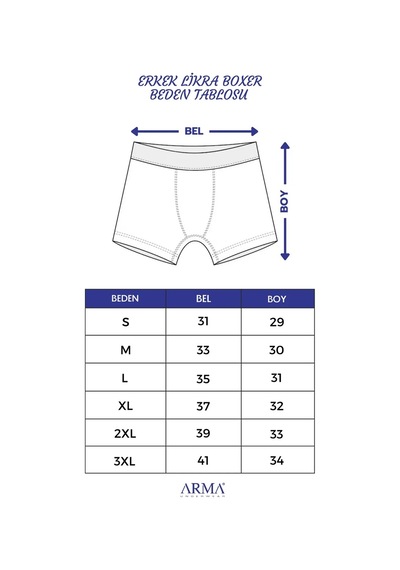 Astrid T Premium Rahat Giyim Hediye 6'lı Paket Erkek Pamuklu Likralı Esnek Kumaş Siyah Boxer