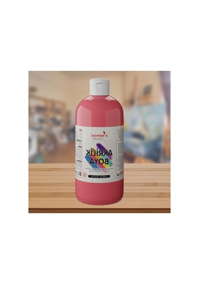 500gr Pembe Akrilik Boya - Yüksek Kalite 0,15 L