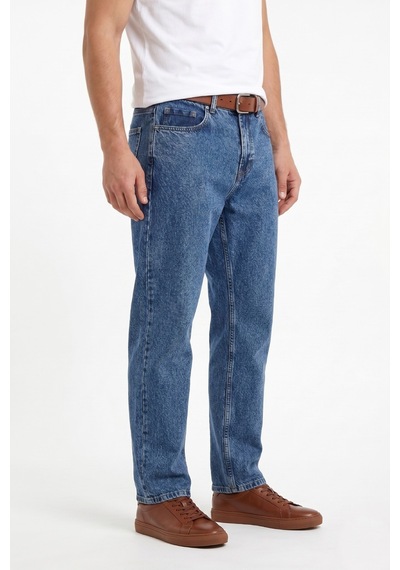 Dynamo Erkek Baggy Jeans Pantolon Bgl-st05448 Mavi
