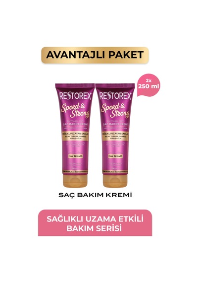 Speed Strong Saç Bakım Kremi 2 X 250 Ml