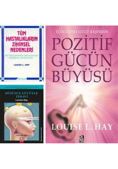 Set- Düşünce Gücüyle Tedavi - Pozitif Gücün Büyüsü - Tüm Hastalıkların Zihinsel Nedenleri