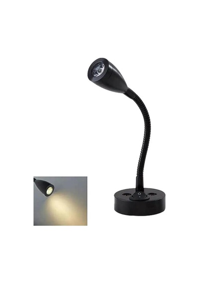 Tyt Led Okuma Lambası Günışığı 12v 3w - Siyah-744