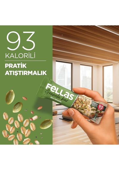 Tr Granola Bar Karma Kutu, 3 Çeşit, 12 Adet 3 Paketi