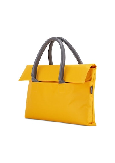 Classone Byn-el008 Wtxpro Su Geçirmez Kumaş 13-14 İnch Bayan Laptop, Notebook, Apple Uyumlu MacBook Air El Çantası- Tote Bag - Sarı