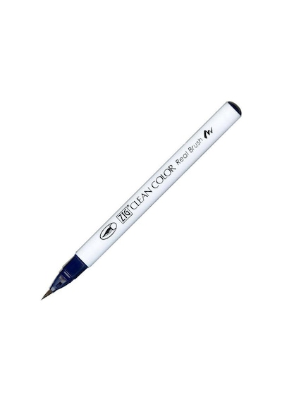 Zig Clean Color Real Brush Fırça Uçlu Marker Kalem 035 Deep Blue