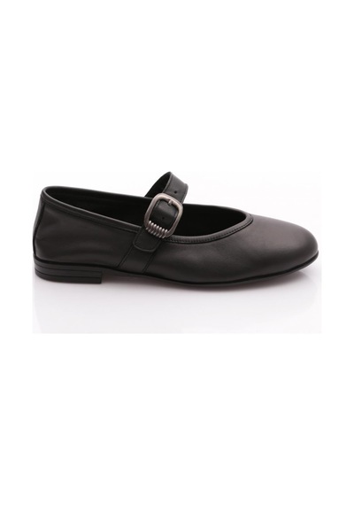 Dgn 25023 Kadin Loafer Ayakkabi Siyah