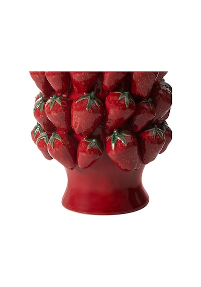 Mudo Home Strawberry Vazo 27x27x40cm Kırmızı