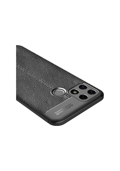 Oppo A15S Kilif Zore Niss Deri Desenli Silikon Kilif 486594102